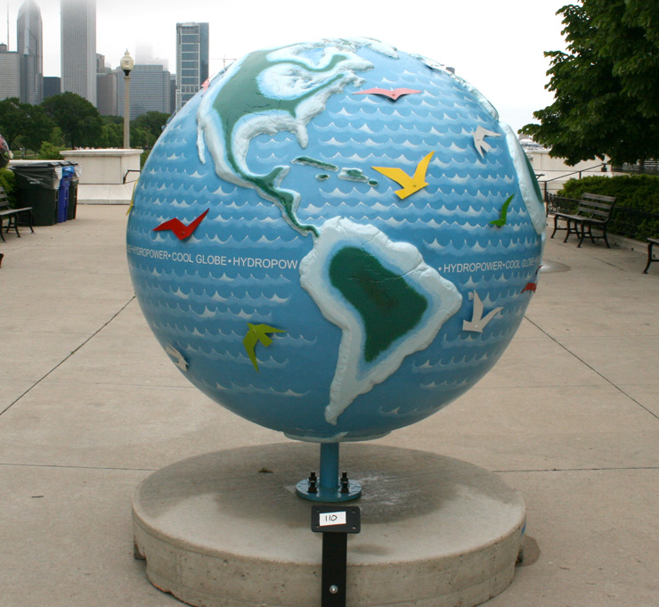 Cool Globe "HYDROPOWER" by Aesop Rhim